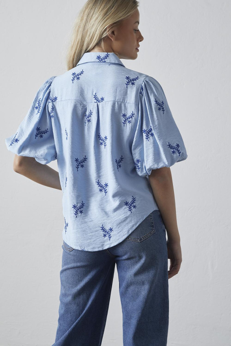 SisterS point blauwe dames blouse