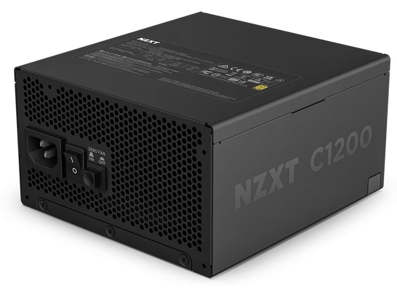 NZXT Netzteil C1200 Gold 1200 W, Schwarz 1200 Watt 80 PLUS Gold Vollmodulares ATX-Netzteil