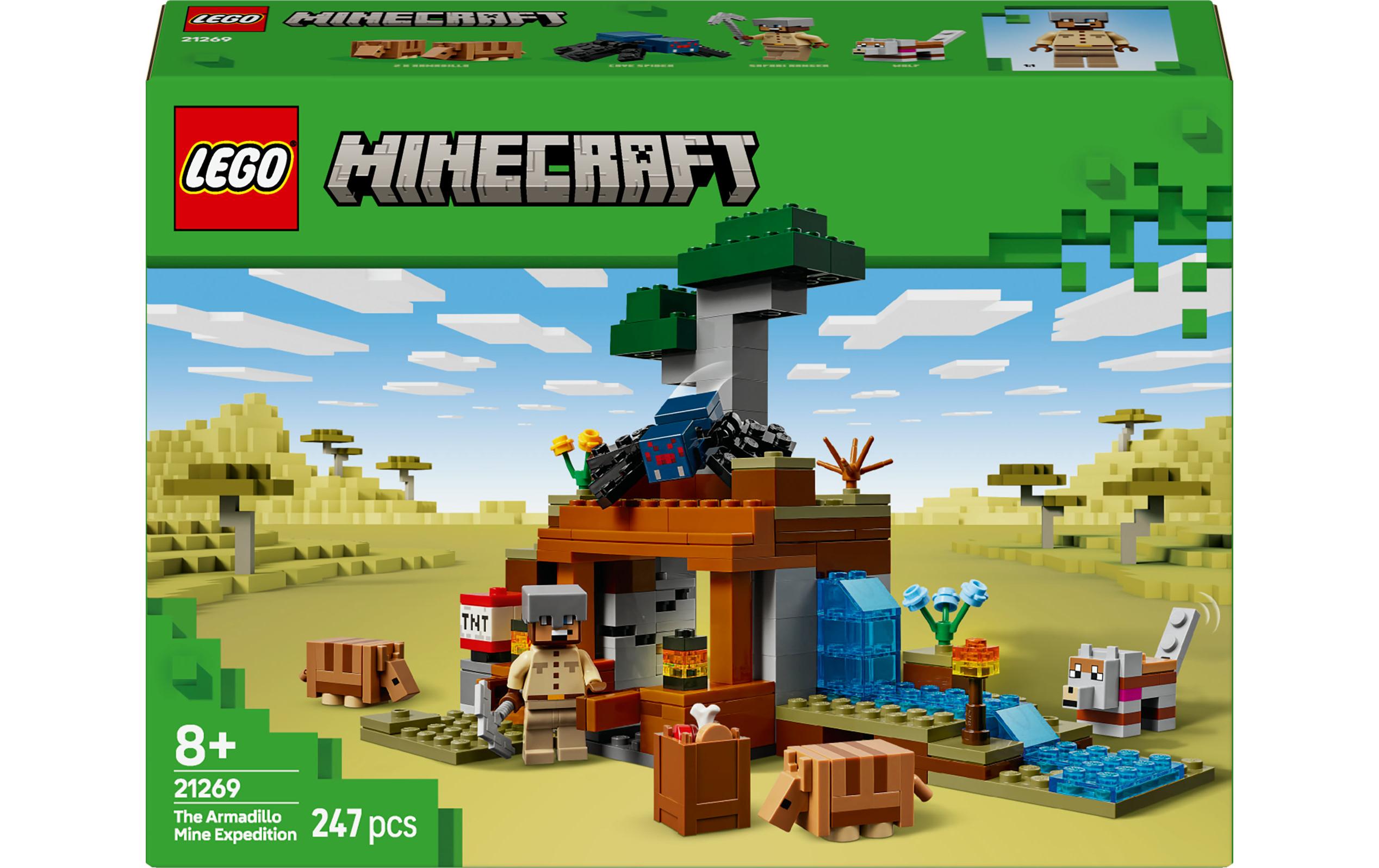 Minecraft Die Expedition zur Gürteltiermine 21269Bergbau-Abenteuer mit LEGO Minecraft Gürteltieren