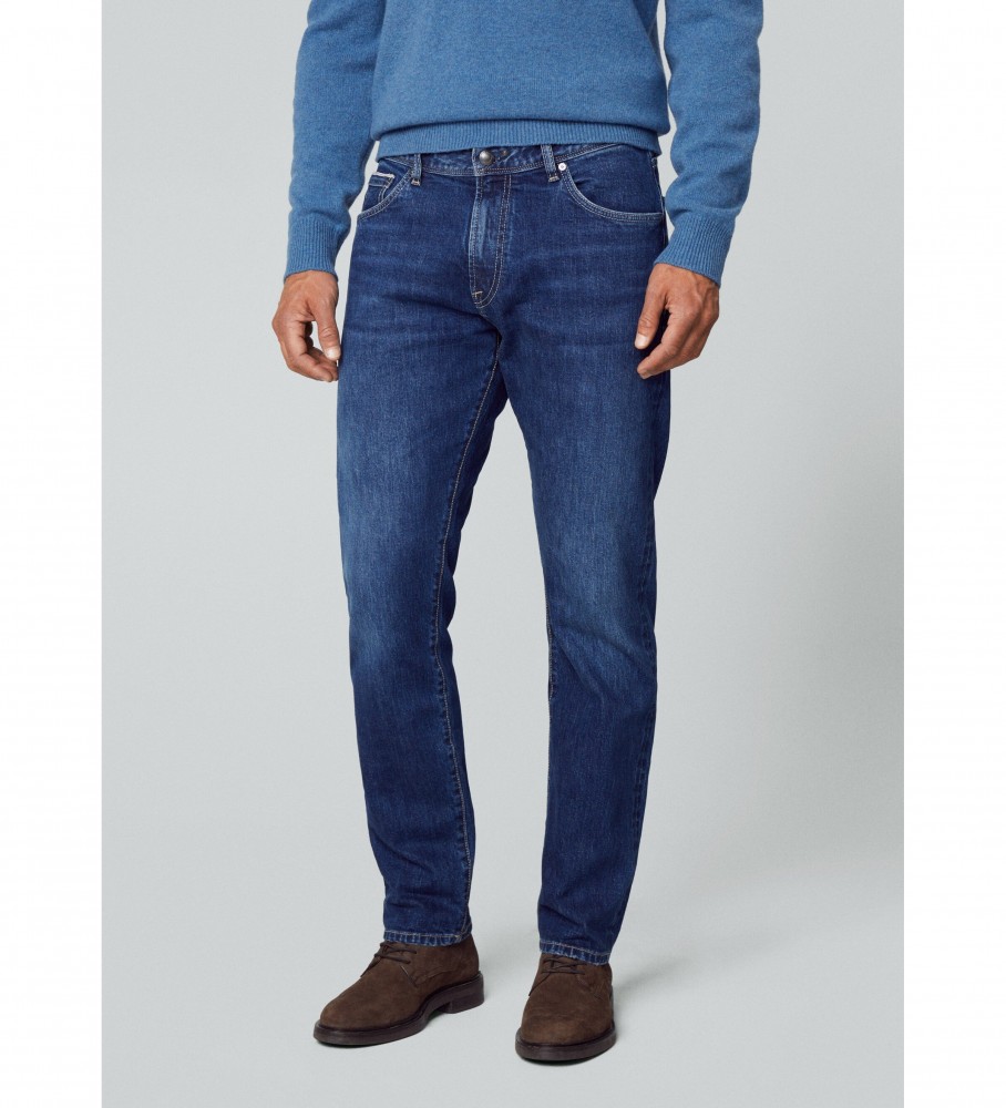 Jeans Hackett Selvage Azul