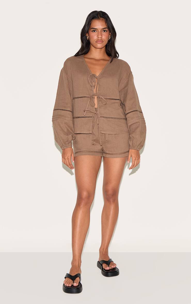 Champignon Short Brodé