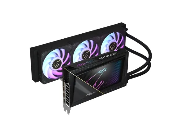 AORUS GeForce RTX 5080 XTREME WATERFORCE 16G - OC Edition - grafikkort - GeForce RTX 5080 - 16 GB GDDR7 - PCI Express 5.0 - HDMI, 3 x DisplayPort - boks