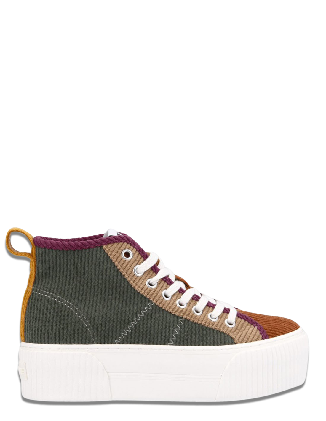 no name Baskets de ville femme iron mid kaki