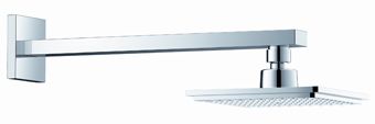 Grohe Euphoria Cube hoofddoucheset: hoofddouche 15.2cm m. douchearm wandmontage 28.6cm chroom