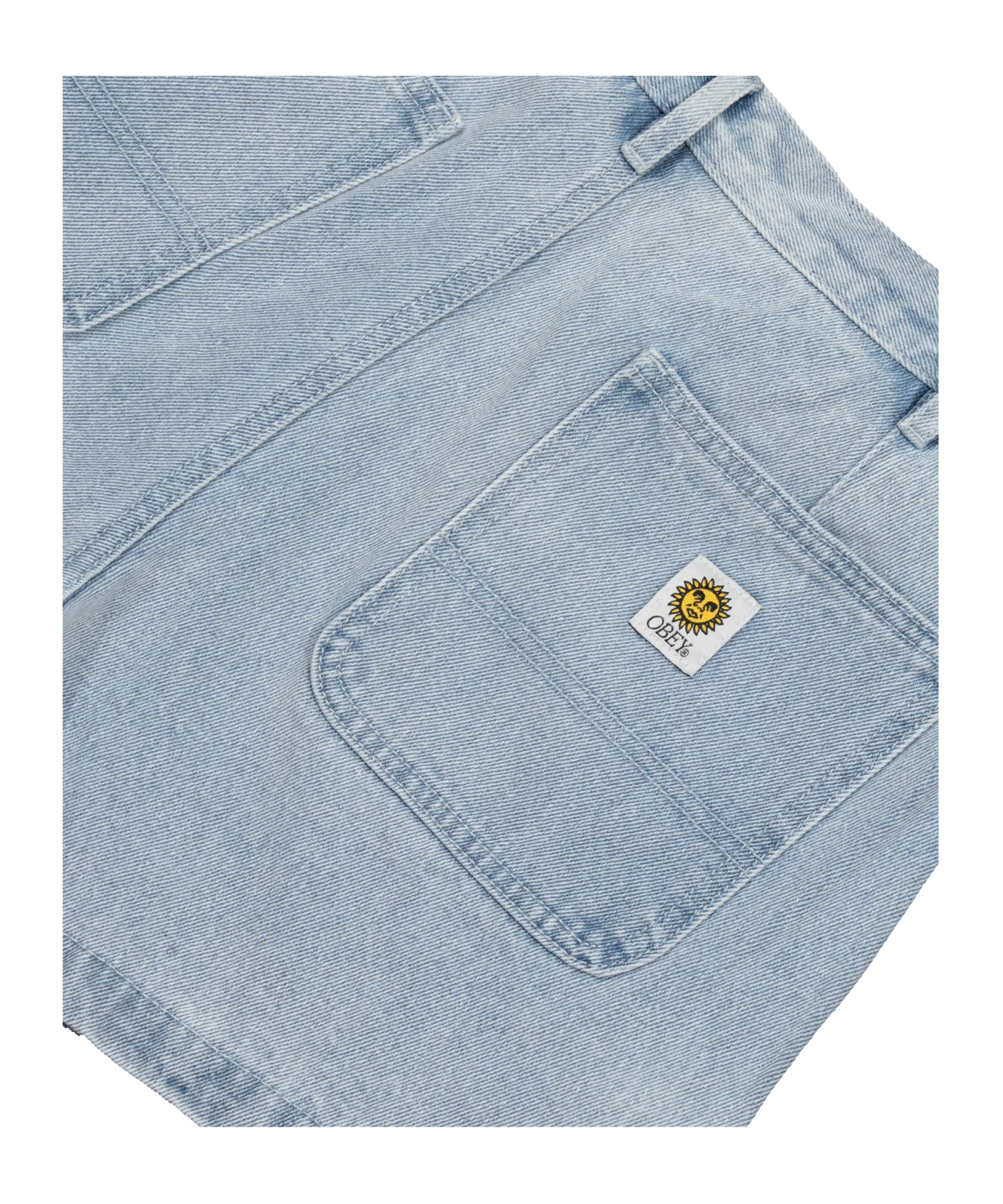 Obey Emma Denim Short Damen Lila