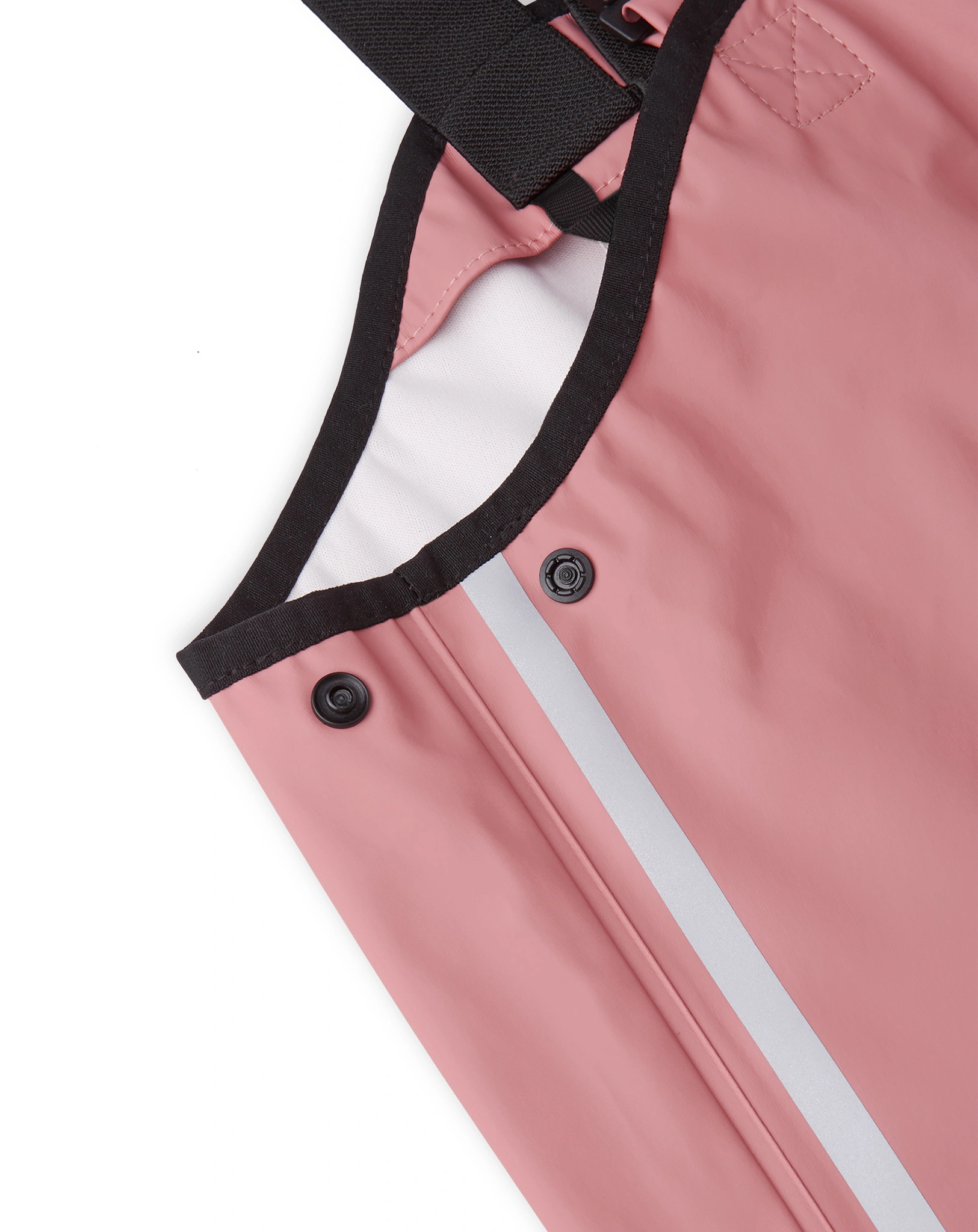 Regenhose LAMMIKKO mit Trägern in rose blush