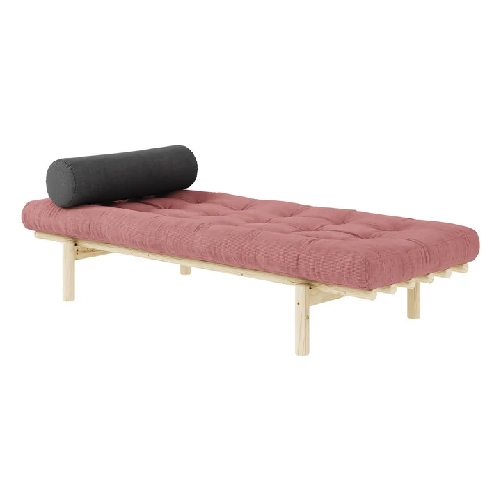 Karup Design - Next Daybed, 75 x 200 cm, Kiefer natur / sorbet pink (516)