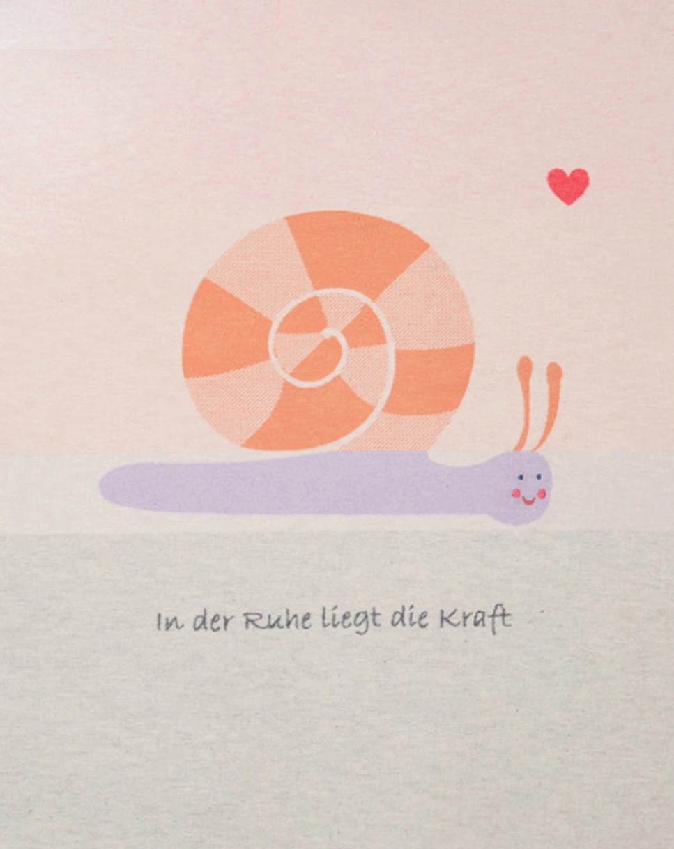 Babydecke JUWEL - SCHNECKE (70x90) in rosa