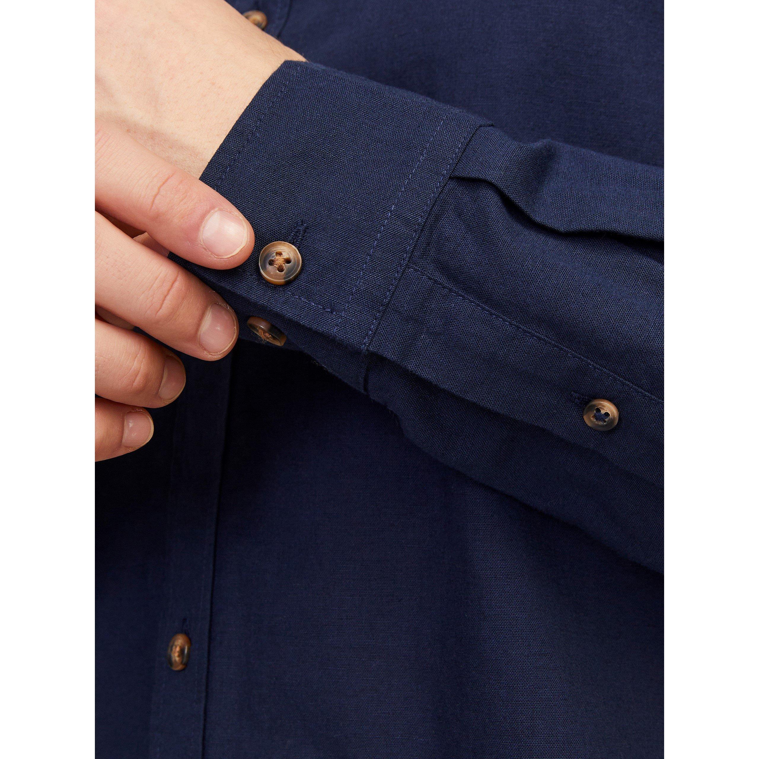 Jack and Jones JW Long Sleeve Linen Shirt