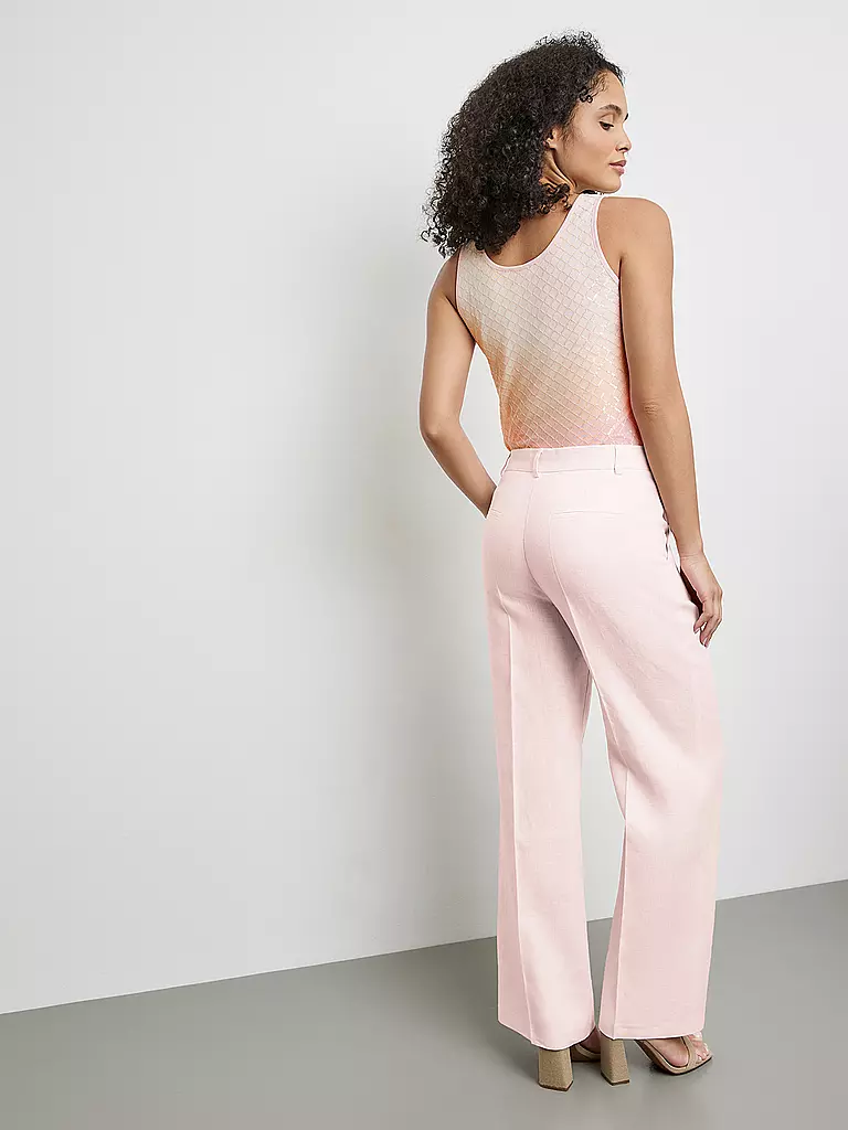 GERRY WEBER Businesshose rosa