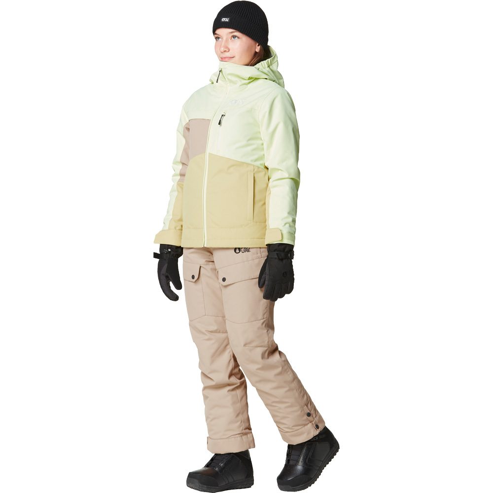 Picture Kamelya Skijacke Kinder lime cream