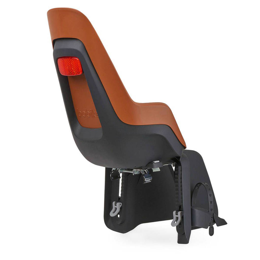 Mooi en stevigONE Maxi fietsstoeltje achter chocolate brown