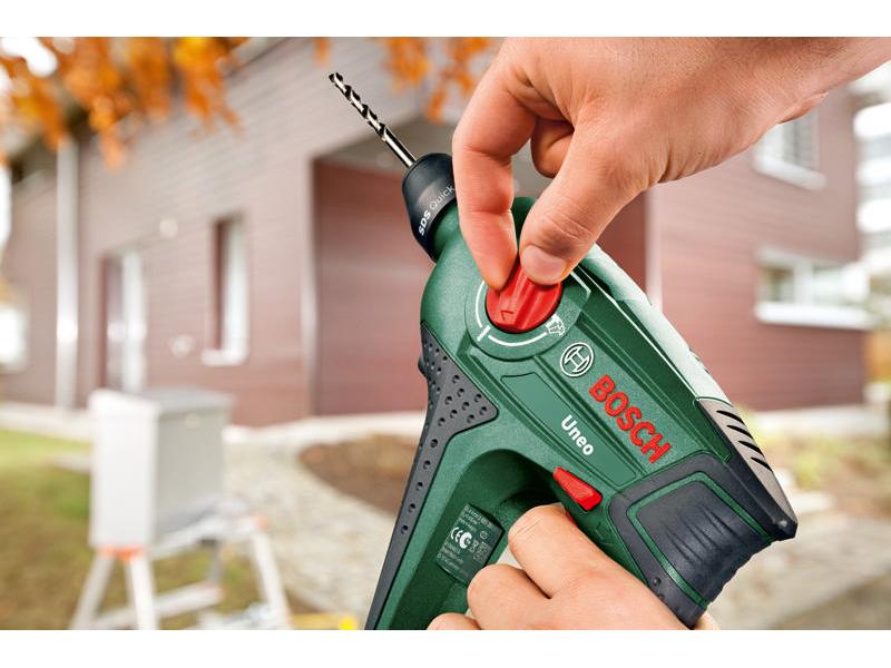 Bosch Bohrhammer Uneo Kit 1x 2.5 Ah Zum Hämmern, Bohren und Schrauben