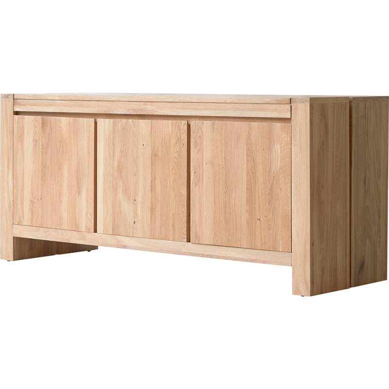Buffet en chêne massif L 160 cm Edene