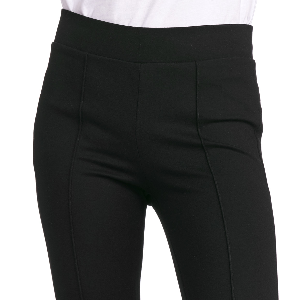 Damen Leggings aus Viskose-Mix schwarz