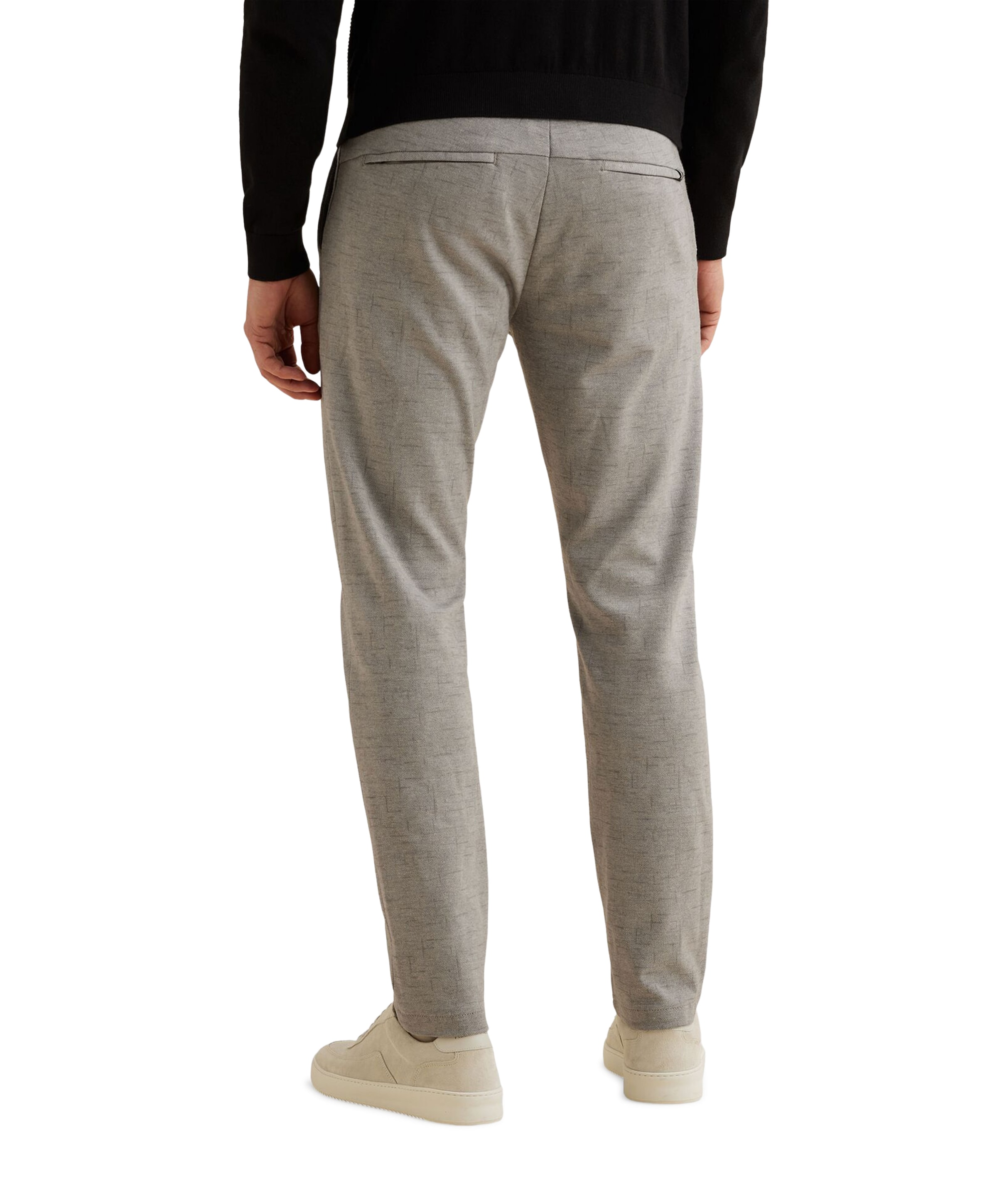 Vanguard V11 CHINO PRINTED LINEN STRUCTURE heren broek groen