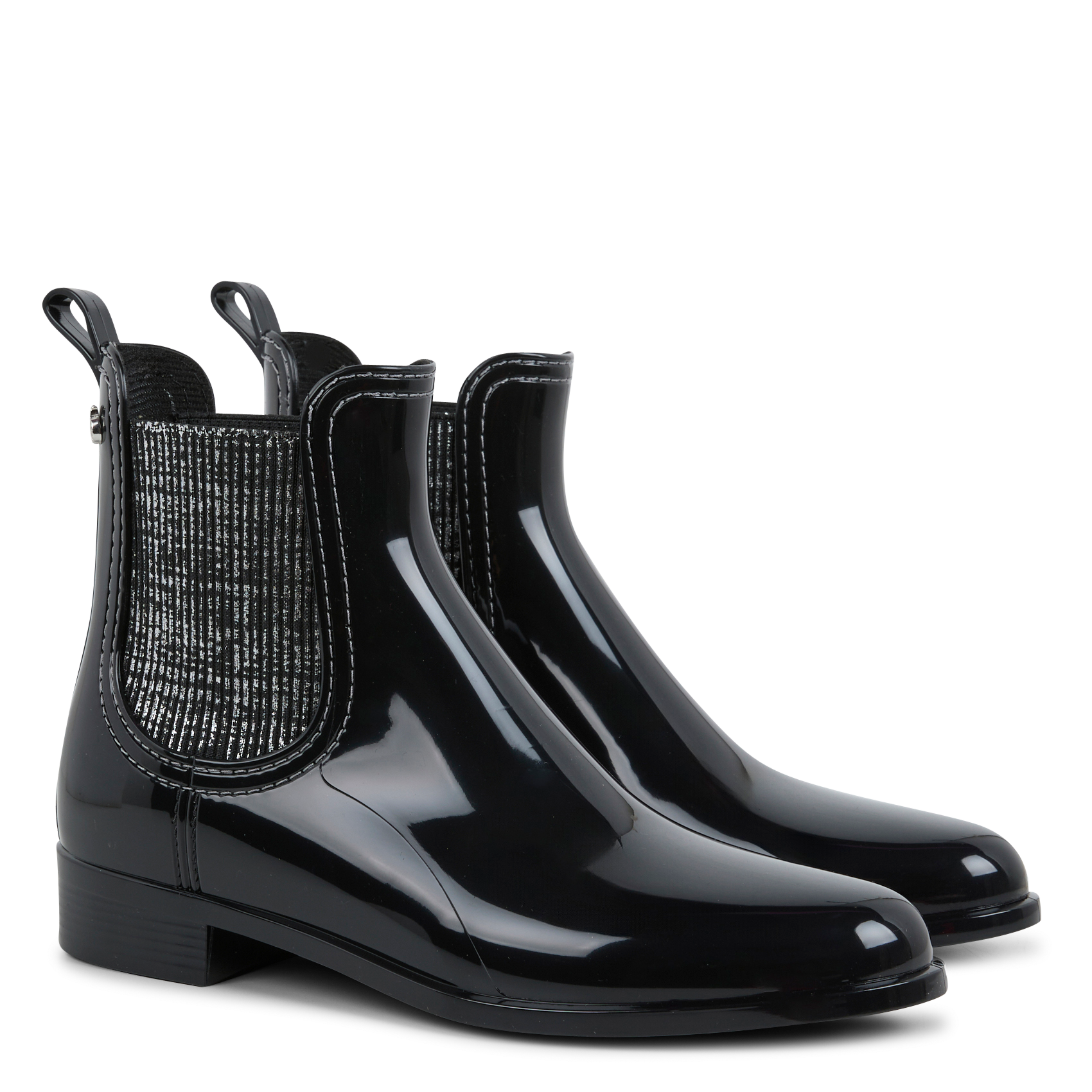 AINE - Bottines Chelsea à talons| Noir