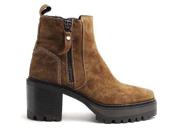 Alpe boots bottine talons femme 2433 marron