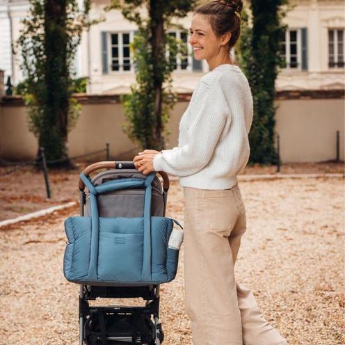 Sac à langer Paris Puffy Bleu baltique - BEABA
