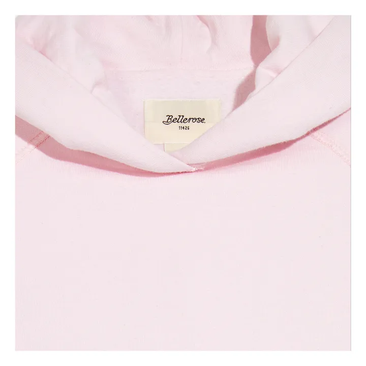 Bellerose Hoodie Conij Coton Bio | Rose pâle