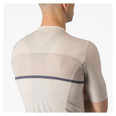Maillot Manches Courtes Castelli Tradizione Beige