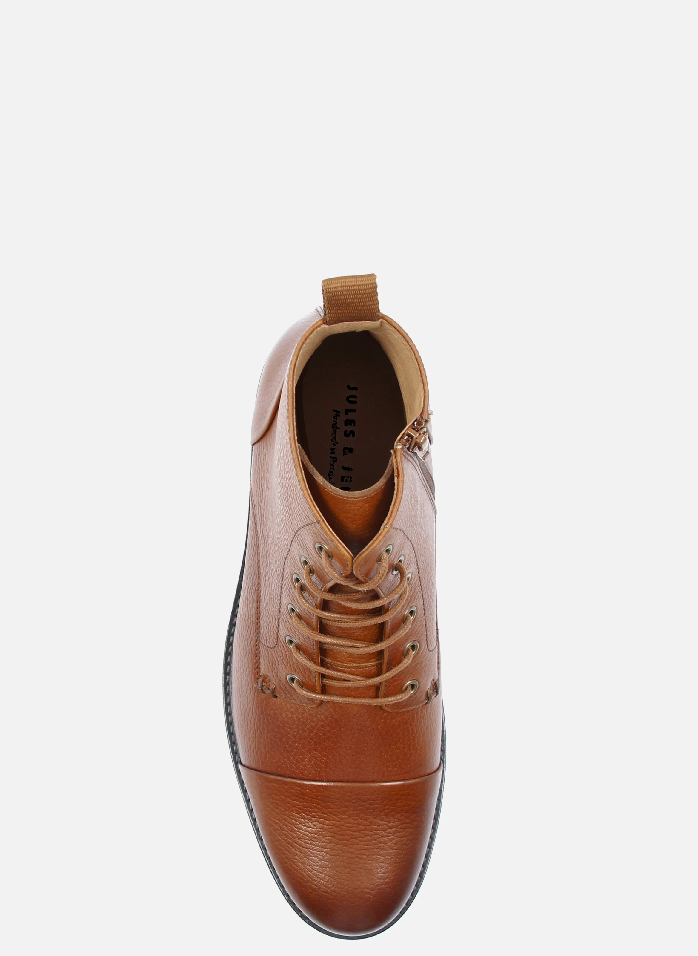 Ranger boots cuir grainé | Marron