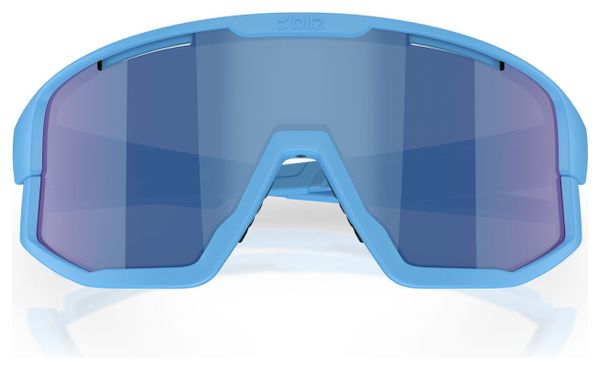 Lunettes Bliz Fusion Small Bleu clair - Ecran Miroir Gris/Bleu