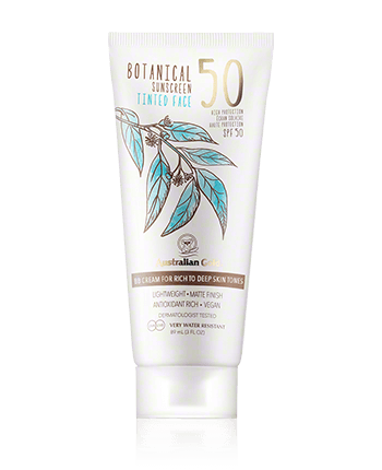 Australian Gold Botanical Sunscreen Tinted Face SPF 50 Rich to Deep 89ml