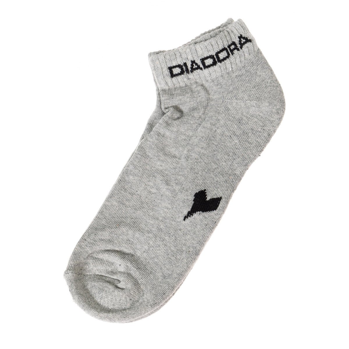 Pacote com 3 pares de meias esportivas unissex de cano curto com tecido atoalhado D9800