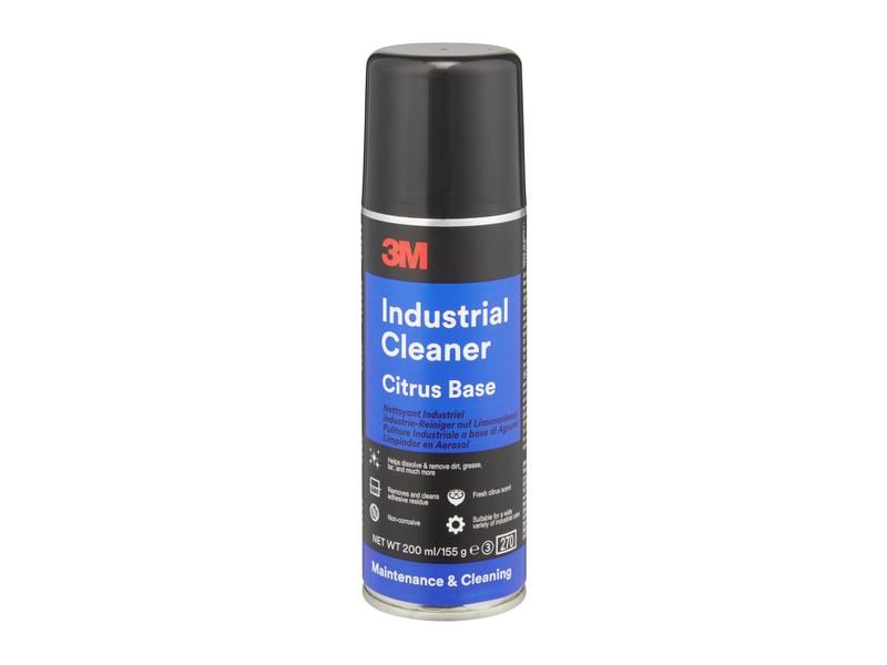 3M Industriereiniger auf Limonenbasis Transparent, 200 ml Universal-Reinigungsmittel auf Zitrusölbasis für eine Vielzahl von industriellen Anwendungen