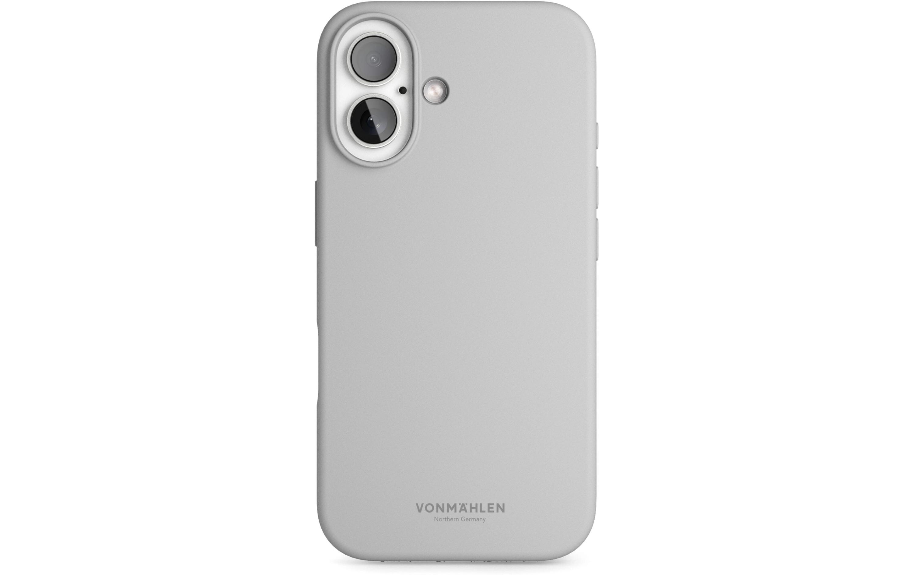 Back Cover Soft Silicone iPhone 16 Plus Light GraySilicone Backcover für das Apple iPhone 16 Plus