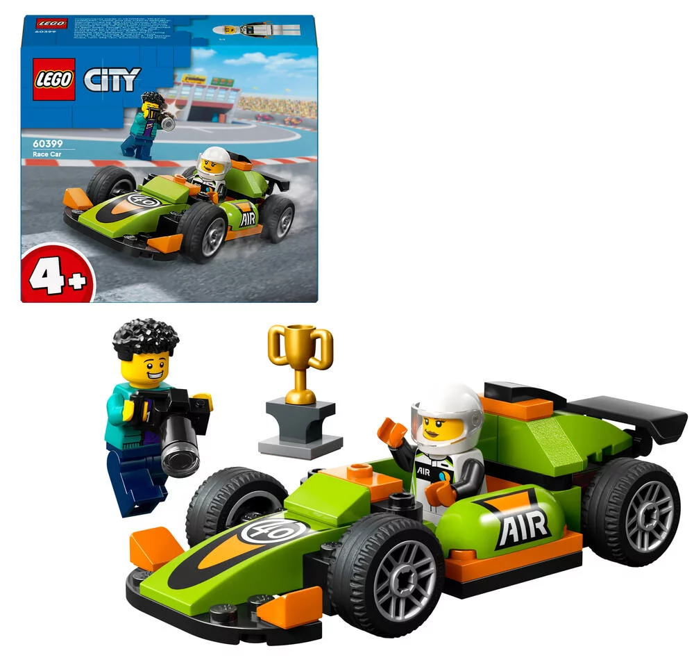 LEGO®CITY 60399 - LA VOITURE DE COURSE VERTE