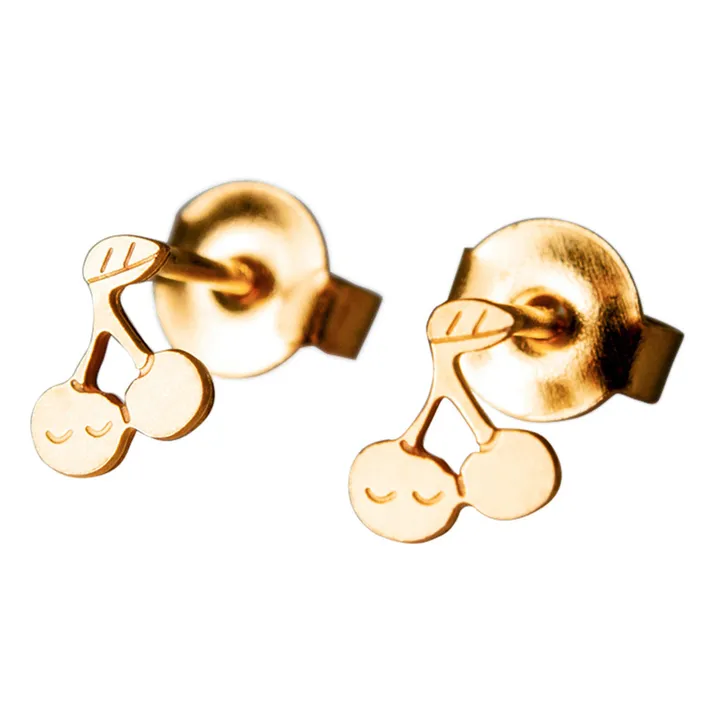 Adorabili Boucles d'oreilles Cerises | Doré