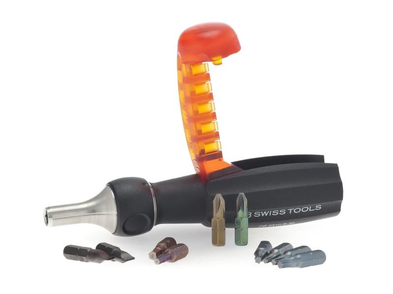 PB Swiss Tools Schraubenzieher-Bit Insider3 10-teilig Bitaufnahme mit integriertem Magazin