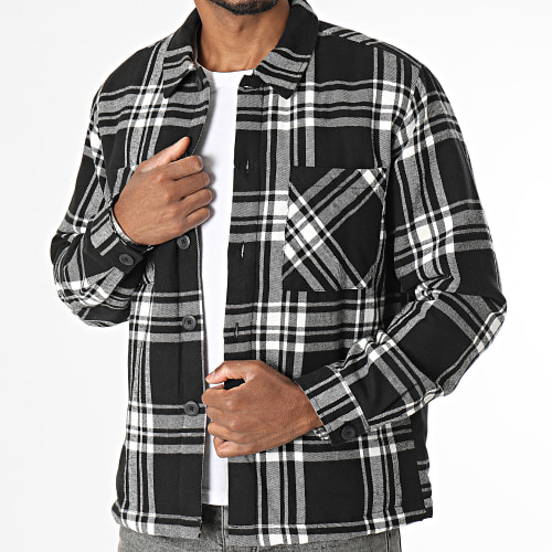 Surchemise A Carreaux William Noir Gris