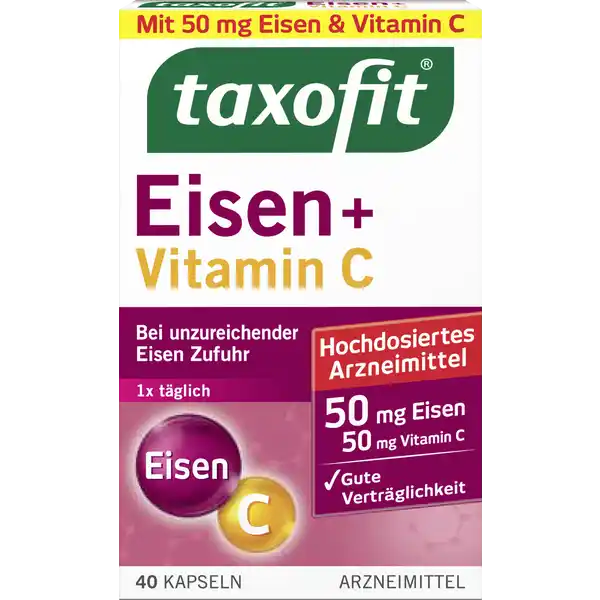 Eisen + Vitamin C Kapseln