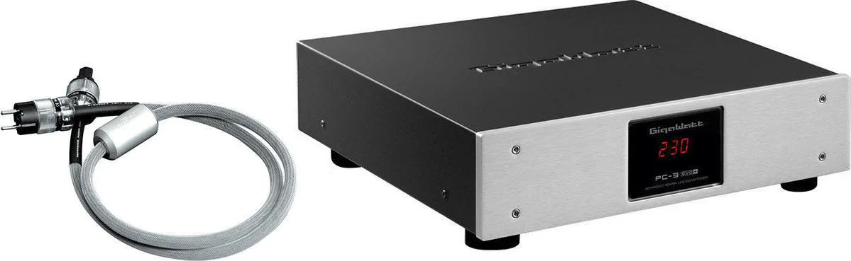 GigaWatt PC-3 SE EVO  Noir avec câble LS-1 EVO  (1,5 m) Conditionneurs secteur
