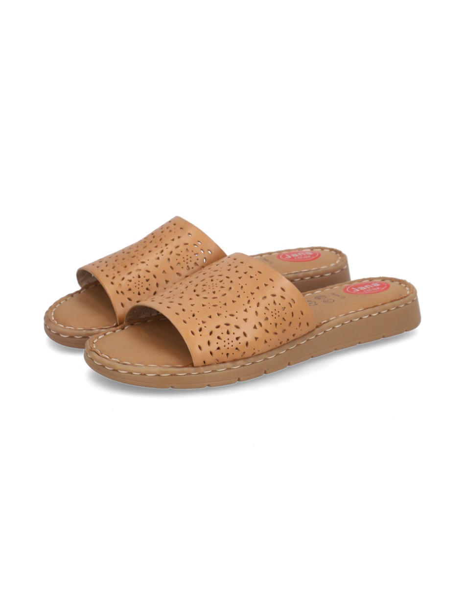 Glattleder Pantoffel