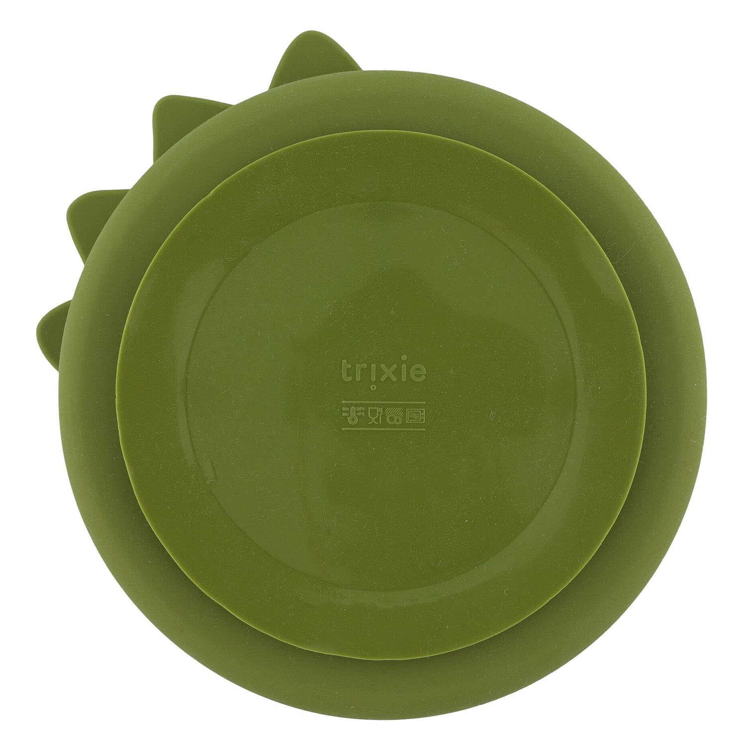 Trixie Siliconen Bord met Vakjes en Zuignap- Mr. Dino