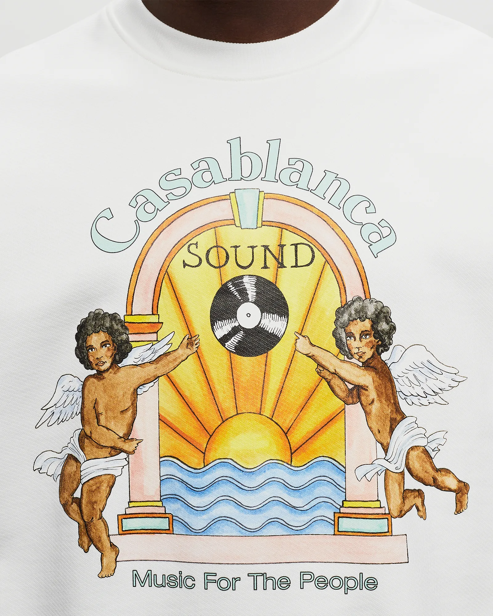 Casablanca STUDIO DE MUSIQUE PRINTED UNISEX SWEATSHIRT
