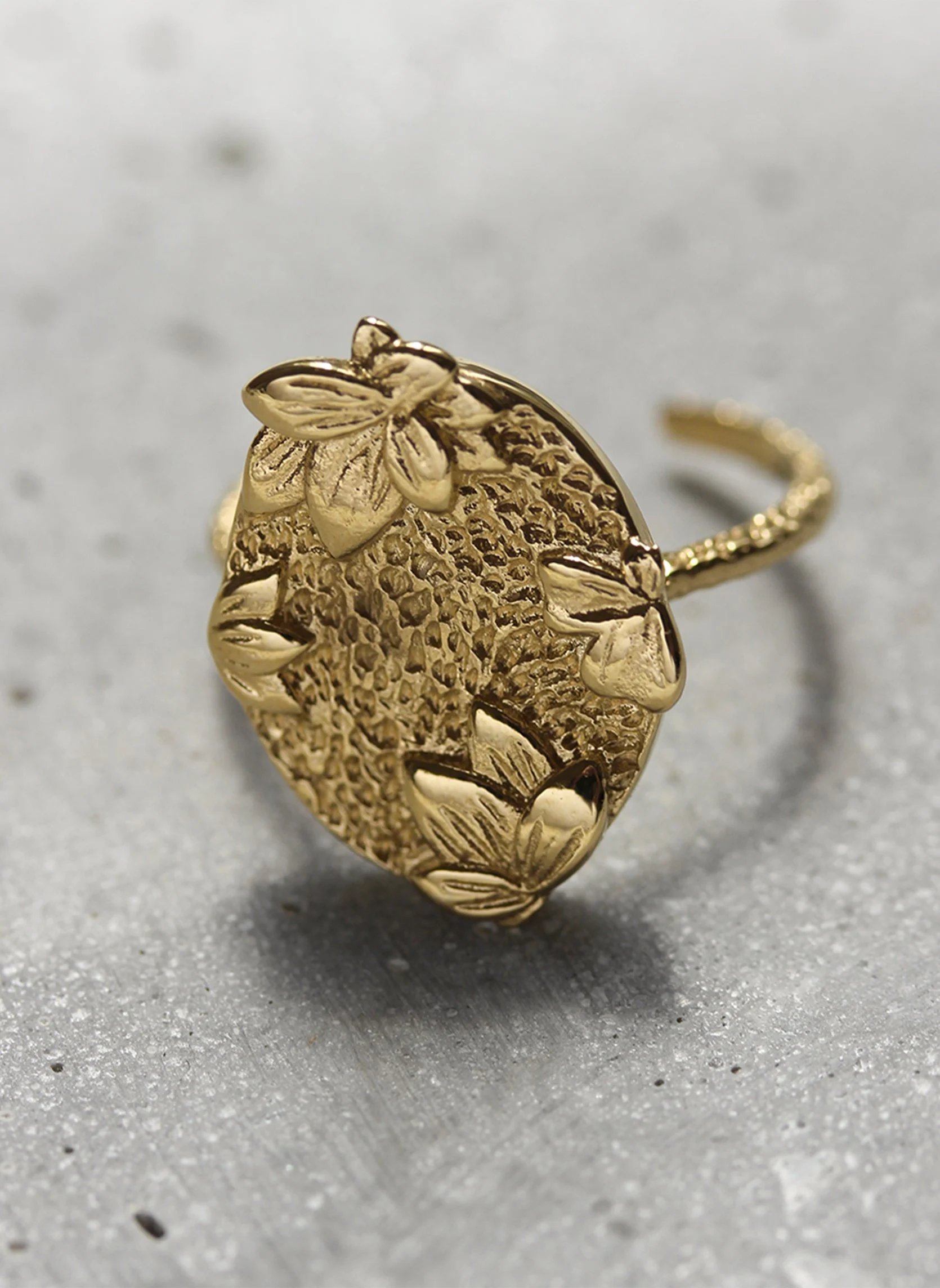 DIVYA ROND - Bague chaîne divya rond | Bleu