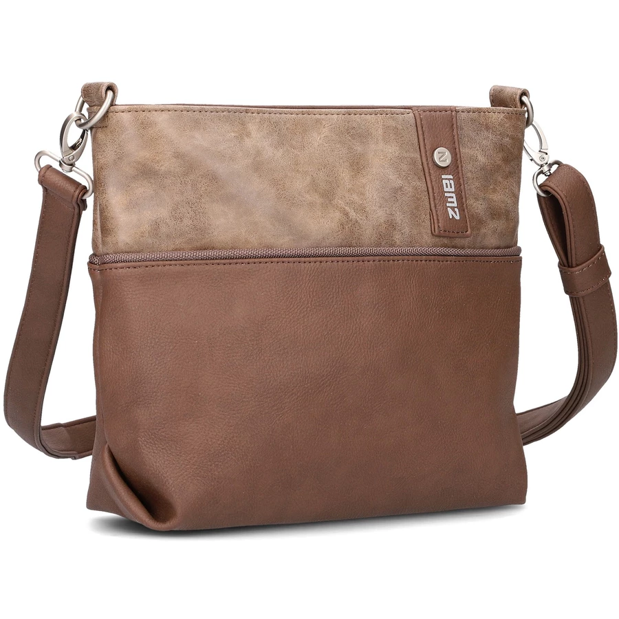 zwei Jana J8 - Schultertasche 27 cm wood