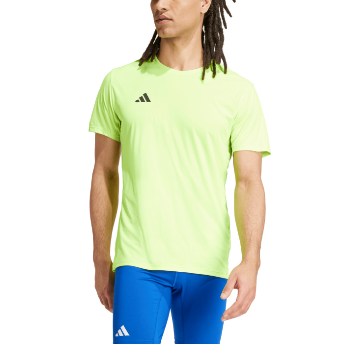 adidas Herre T-shirts Adizero T-shirt Gul