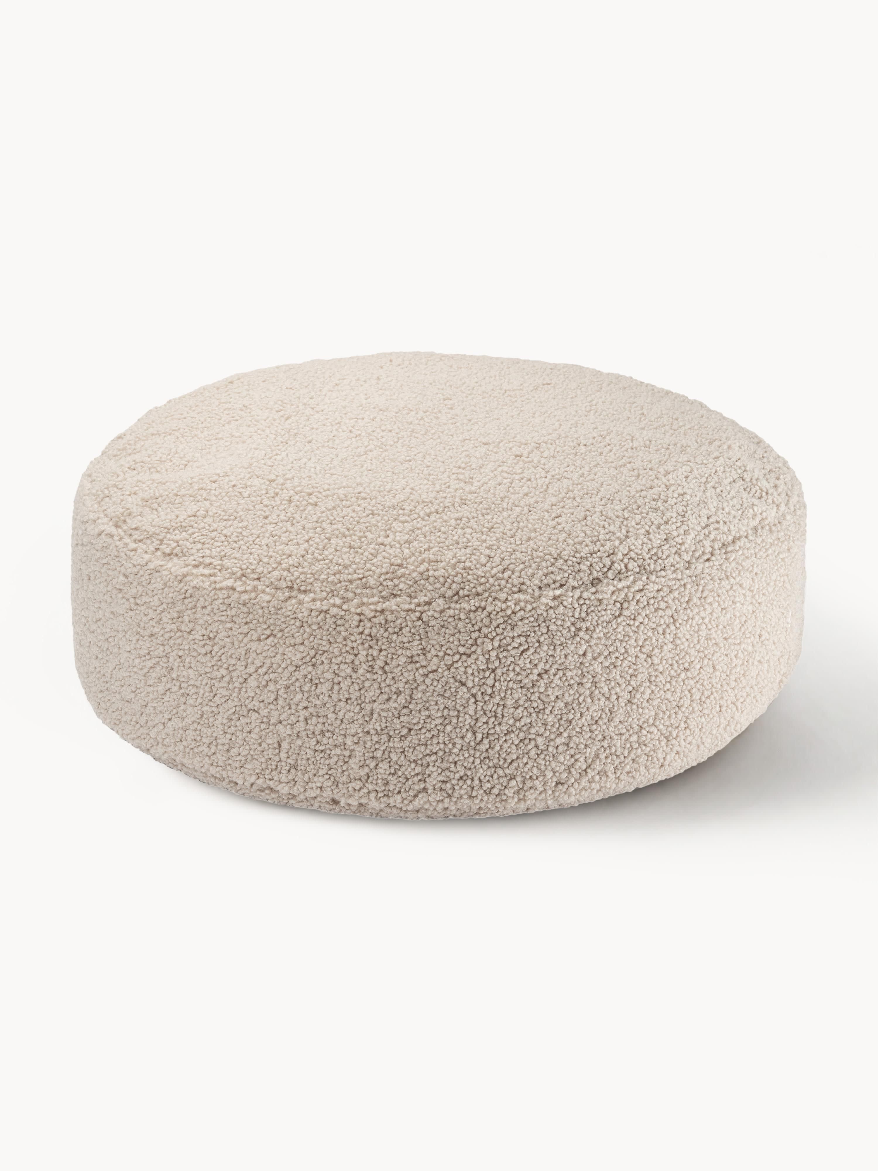 Kinderen teddy poef Sugar, Ø 65 cm