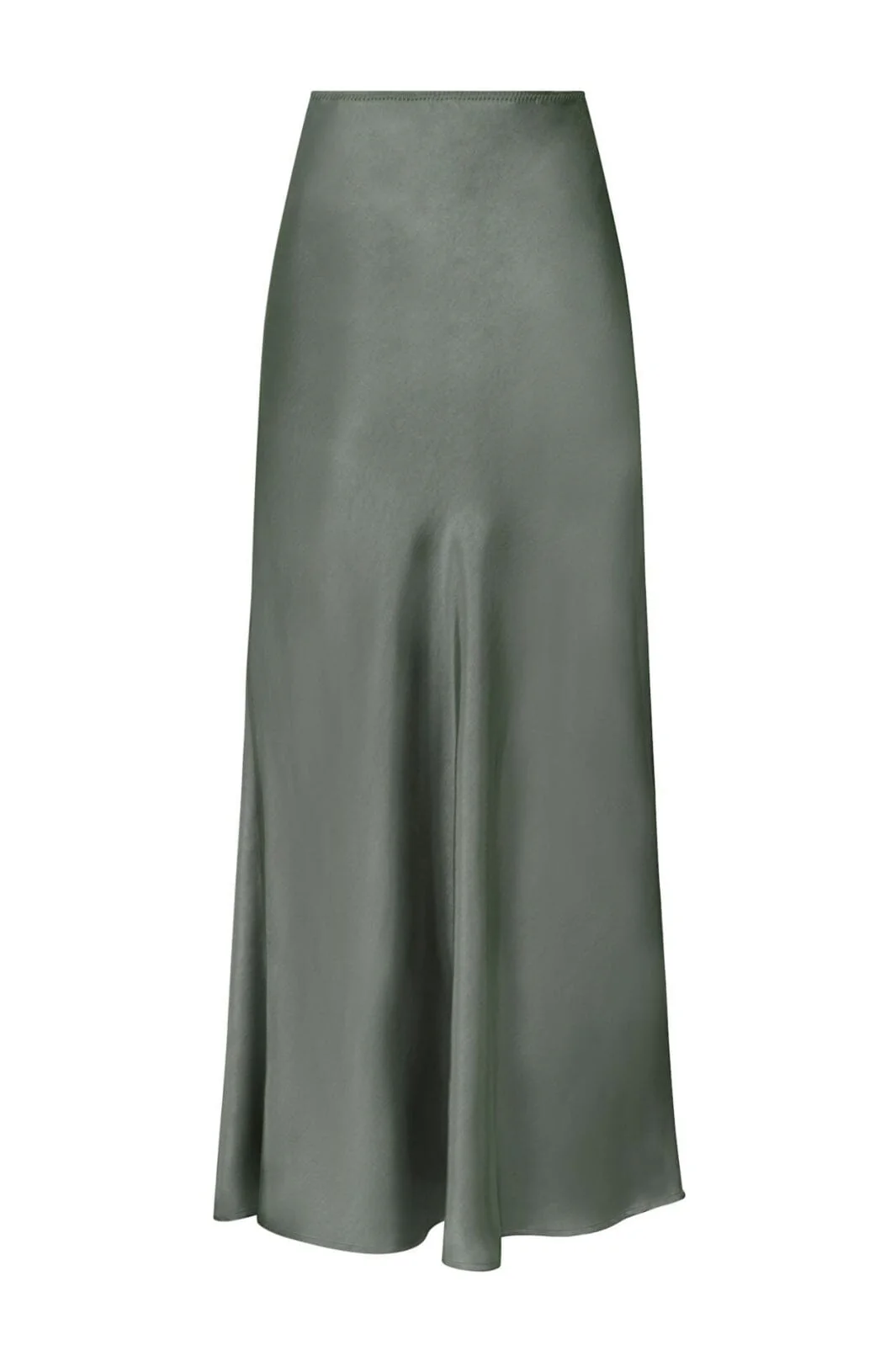 Neo Noir Vicky Heavy Sateen Skirt smoke green
