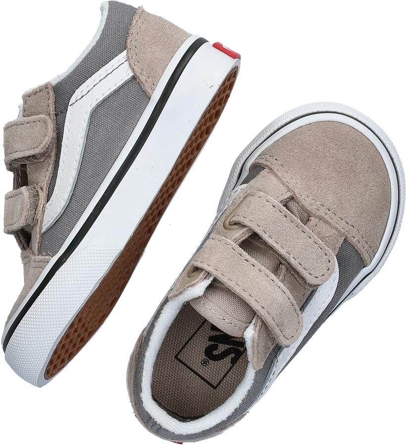 Vans Old Skool V 2-tone Sneakers grijs Textiel