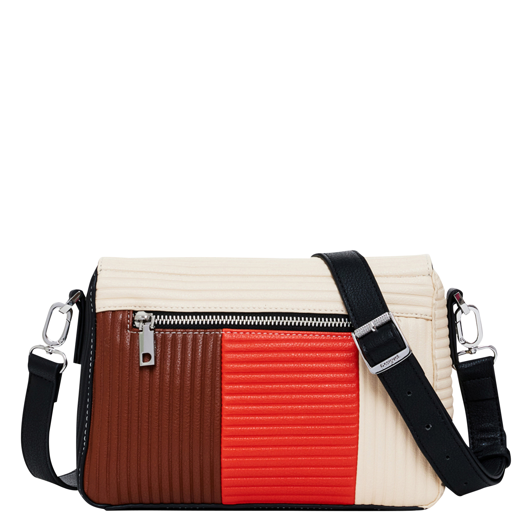 Sac à main effet patchwork | Multicolore