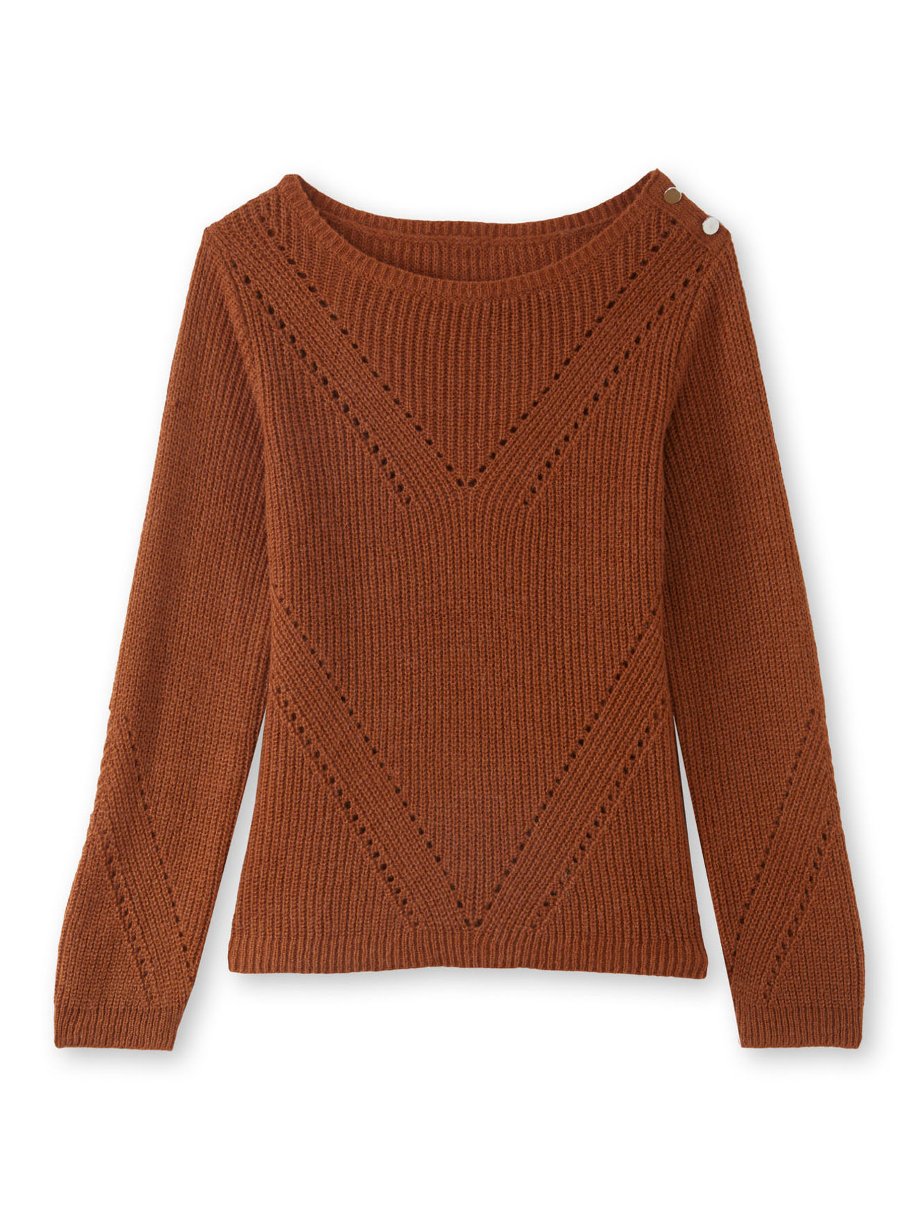 Pull en côtes perlées