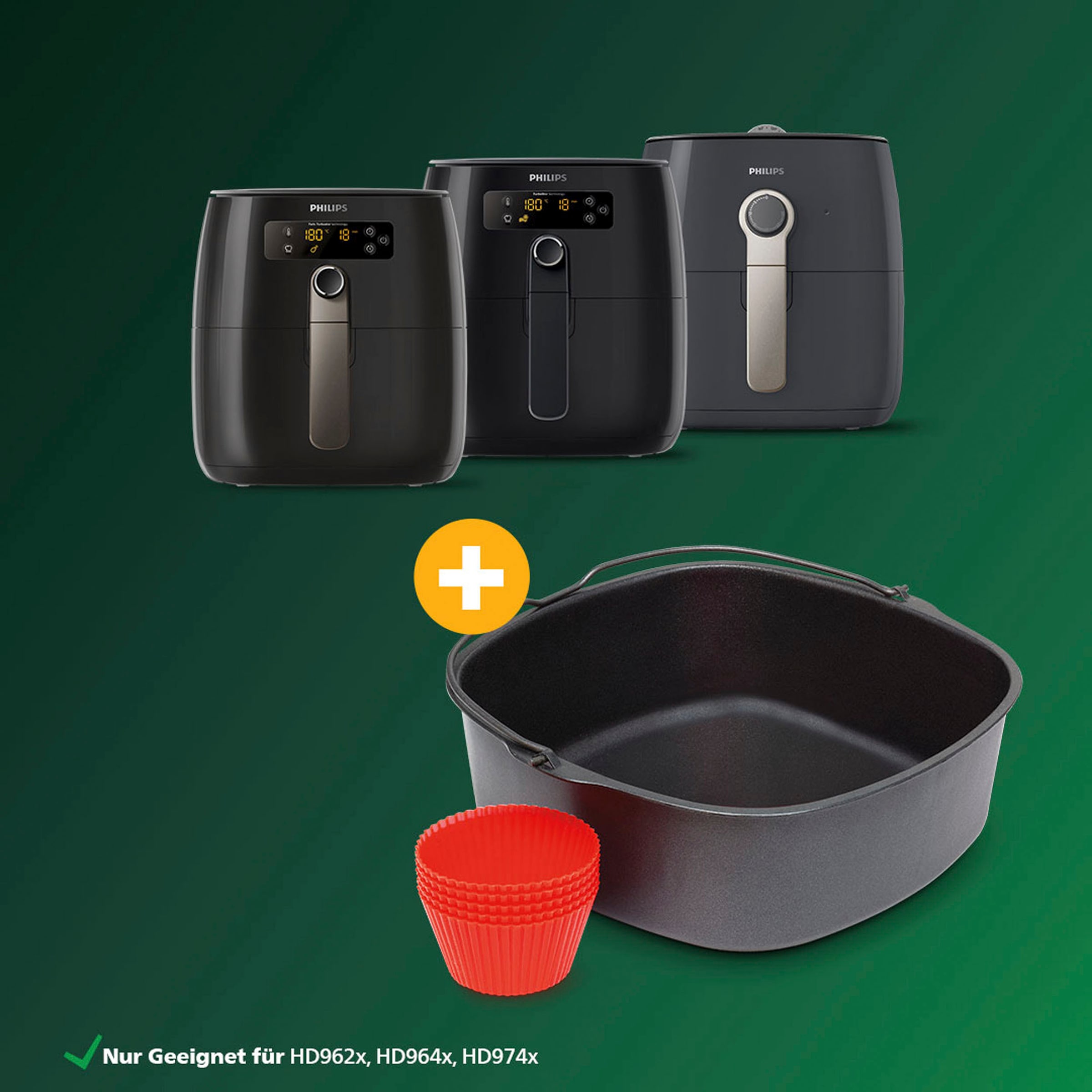 Philips Backeinsatz »HD9925/01« inkl. Muffincups