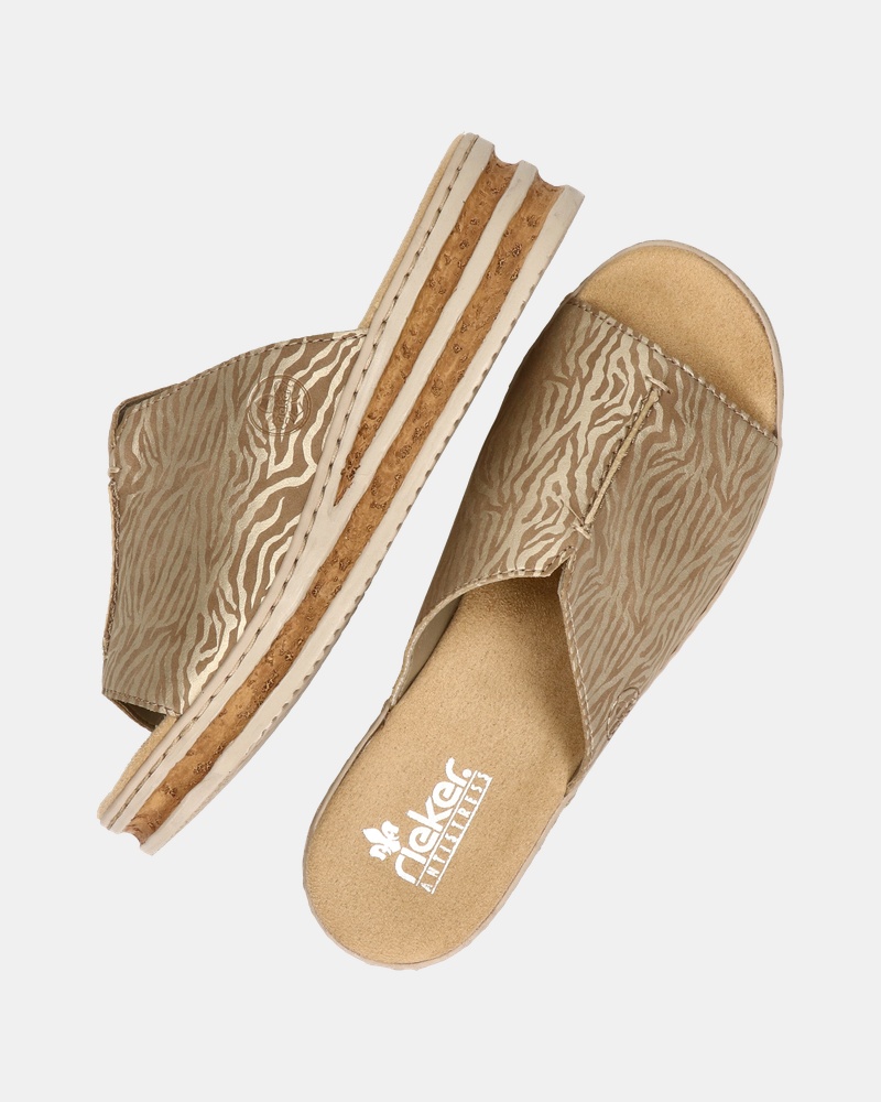 Rieker Slippers  - beige